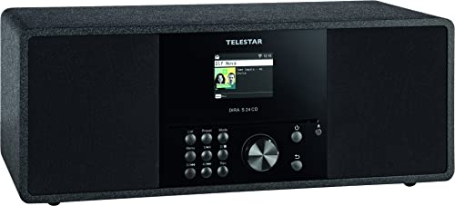 Telestar DIRA S 24 CD - DAB+ Digitalradio mit CD-Player (Stereo Radio, UKW/DAB/DAB+, CD Player, Bluetooth 5.1, USB…