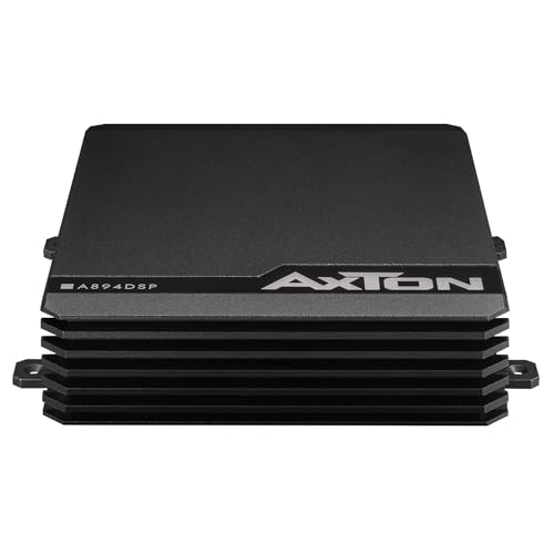 AXTON A894DSP – 8.1 Kanal Endstufe mit DSP, Auto Verstärker mit digitalem Soundprozessor, Handy App-Steuerung, Bluetooth Audio Streaming, Hi-Res Audio optional