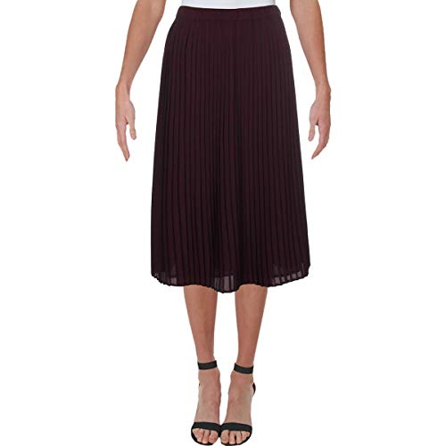 Eileen Fisher Womens Petites Pleated Mid-Calf Midi...