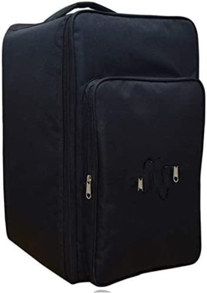Glow Wings All Cajon bag Cajon Bag Padded Waterproof Fabric With Carry Handle and Shoulder Straps Cajon Bag (Black) - Image 4 thumbnail