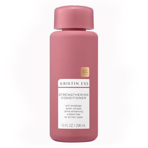 Kristin Ess Biotin Deep Conditioner - Promotes Healthy Hair Growth - Strengthen + Repair Dry Damaged Hair - Prevent Hair Breakage with Fortifying Amino Acids - Vegan Sulfate Free Color Safe 10oz