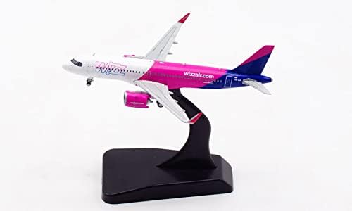Wings Wizz Air Airbus A320NEO HA-LJA 1?400 【カリーナ】 ダイカスト航空機 組み立て済みモデル