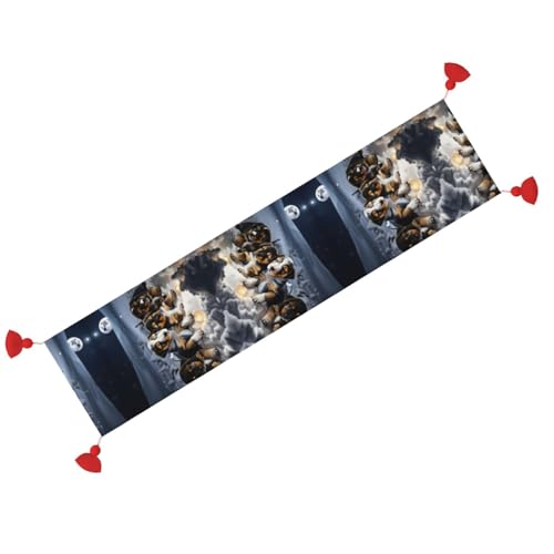 Chemin de table husky lavable pour protéger et décorer votre table basse - 3