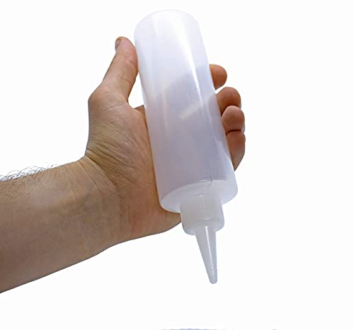 Brightfrom 8541995669 Condiment Squeeze Bottles, 8 Oz Empty Squirt Bottle, Red Top Cap, Leak Proof - For Ketchup, Mustard, Syrup, Sauces, Dressing, Oil, Arts & Crafts, Bpa Free Plastic thumb #4