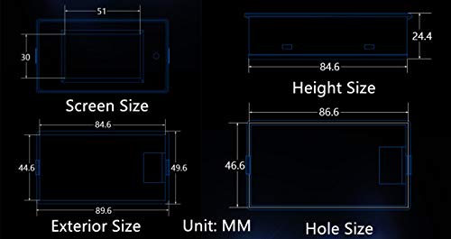 Knacro Dc 6.5-100V 20A Voltage Amperage Power Energy Meter Dc Volt Amp Tester Gauge Monitor Lcd Digital Display With Blue Backlight Measuring Volts Current With Built-In Shunt #TOP4