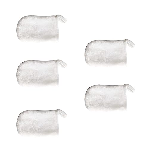 Almofadas de limpeza profunda para o rosto, reutilizável, luva de remoção de maquiagem, toalha de li