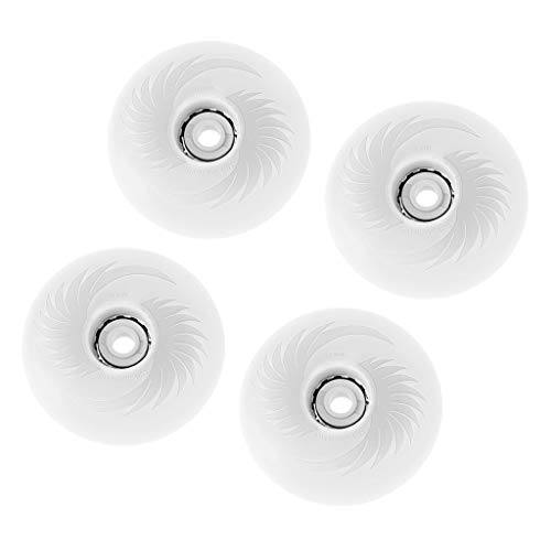 YIJU Rodas de Reposição de 4 Unidades para Patins Ao Ar Livre em Linha, Roda de PU Reluzente E Ilumi