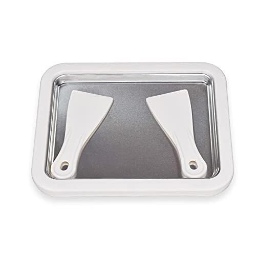 High End Ice Cream Roller Maker Plate with 2 Spatulas for Fun and Fast Homemade Rolled Cream Frozen