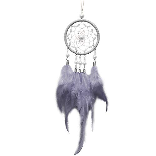 YGMONER Dream Catcher Car Interior Rearview Mirror Dangle 2.8" Diameter and 13" Long