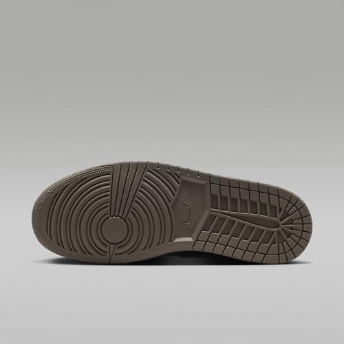 Image of Air Jordan 1 Low SE Men's Shoes (Black /Light Wild Mango /Olive Grey)