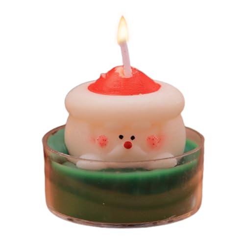 Velas Aromatizadas Navideñas - Velitas de de Soja Artesanales para Fiestas,Ambientación para Hogar Salón Comedor Dormitorio