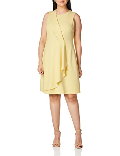 Robe sans manches Calvin Klein avec volants plissés pour femme