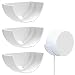 Google WiFi 3 Pack Wall Mounts, Google Router Mounting Bracket, Best Design for Winding Power Cord, Fits Snugly to Google WiFi 3 Pack
