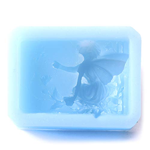 Moule fée des fleurs en silicone rectangle x5 pour atelier DIY