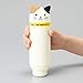 LIHIT LAB Kawaii Japanese Shiba Dog Stand Up Pencil Case For School Office College, Cute School Supplies, Animal Pen Holder Pouch Holder Teen Girls Artists, Travel Cosmetics Storage (A7712-2)