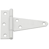 National Hardware N262-071 V286 Extra Heavy T Hinges in White, 2 Pack