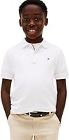 Tommy Hilfiger Jungen S/S Polos, Weiß (Weiß), 12 Jahre