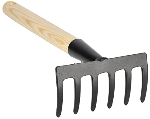 KOTARBAU Rastrillo de Mano Metal 6 Púas