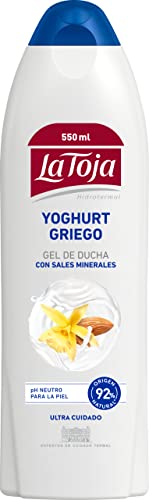 La Toja - Gel de Ducha Yoghurt Griego - 550ml - para una Piel Cuidada - Suave Aroma a Almendras - Cuidado y Suavidad Cover