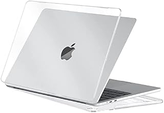 EooCoo Etui kompatybilna z Macbook Air 13,6" M2 A2681 z wyświetlaczem Retina,2022 Wydanie, Plastikowa twarda obudowa, Błyszcząca powierzchnia, Przezroczyste krystaliczne