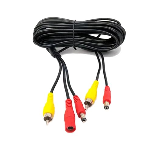 Ligne de caméra de recul sans coupure avec le câble d'extension RCA 2 en 1