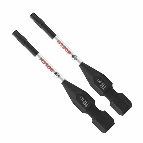 BOSCH ITDT10202-2 pc. Driven 2 In. Impact Torx #10 Power Bits