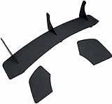 【Verbesserung der Fahrzeugstabilität】 Der universelle Heckstoßstangendiffusor kann den Einfluss des Luftwiderstands bei Hochgeschwindigkeitsfahrten wirksam reduzieren und überwinden. Es kann einen Teil des aerodynamischen Auftriebs ausgleichen, sodass das Auto dicht an der Straße fahren kann und dadurch die Fahrstabilität des Autos verbessert wird.