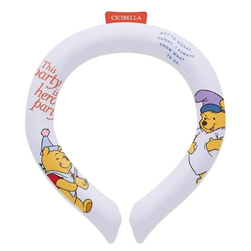 2025年最新正規品 アイスネックリング 28℃で自然凍結 ディズニー くまのプーさん 80%大増量 ネッククーラー クールリング クールネックリング スマートアイス 超軽量105g 首掛け 首 冷却 首ひんやりグッズ 冷却グッズ PCM 繰り返し使用可能