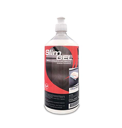 Slim Gel rénovateur caoutchouc et plastique 1L rénovation auto durable