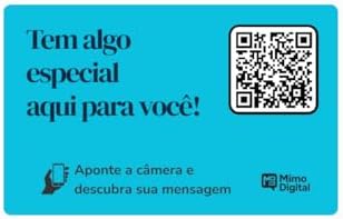 Cartão Presente Mimo Digital com QR Code – Novidade para Surpreen...