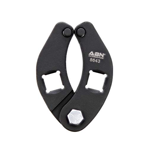 ABN Adjustable Gland Nut Wrench - 1/2in Drive Small Universal Hydraulic Cylinder Spanner Wrench, 1 to 3.75in Capacity