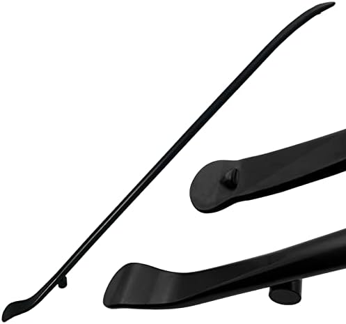 laoyeboho Tire Mount and Demount Iron, Tire Bar for Trailer/Auto/Truck Maintenance, Tire Changing Removal Tool for Tubeless Tires,38In,Black