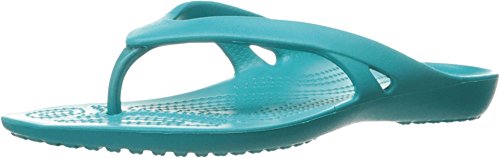 Image of crocs Women's Kadee II Flip W Turquoise Flops-4 UK (W6) (202492-440)