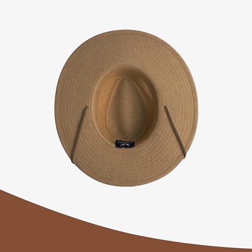 Image of Henschel Hats Aussie Breezer Grande Hat - Extra Wide-Brim Sun Hat for Men | Perfect Men's Summer Hat for Camping