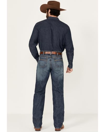 Cinch Men's White Label Relaxed Fit Denim Jeans Dark Stonewash - MB92834013 28W x 38L US3