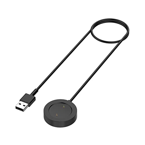 Adaptador de cargador USB para reloj inteligente, cable de carga rápida para reloj de pulsera Haylou-RS3 LS04, base de carga eléctrica USB para coche, estación de carga rápida y portátil
