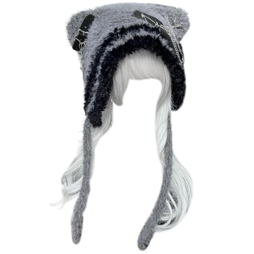Lovely Bear Ear Hat Soft Comfortable Hat Outdoor Sports Hat Stylish Pullover Hat for Fall and Winter