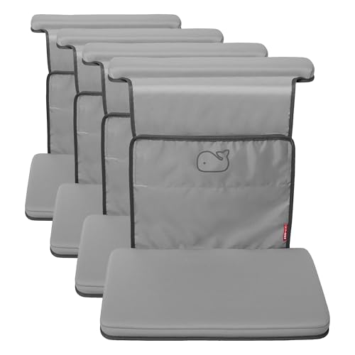 Image of Skip Hop Baby Bath All-in- Elbow Saver and Kneeler,Moby,Grey,(Pack of 4)