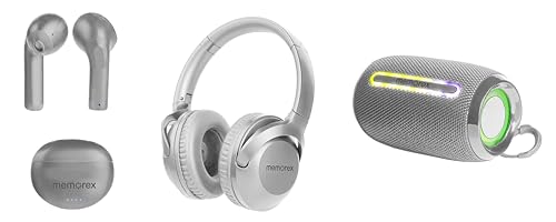 Memorex 3-in-1 Wireless Audio Bundle Triple Pack...