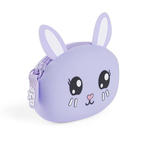 Back2Fun - Porte-Monnaie en Silicone Souple, Taille 90 x 70 x 35 mm, Fermeture à glissière, Petit Porte-Monnaie, Design Animalier, Conçu pour Les Petits Objets, Les Cadeaux ou l'école.