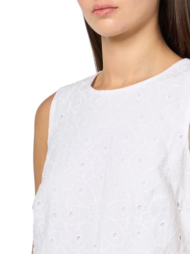 Image of Tommy Hilfiger Women's Sleeveless Meadow Eyelet Shift Dress