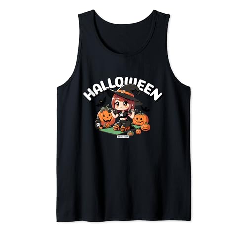 Halloween strega dolce fitness allenamento palestra Canotta donna