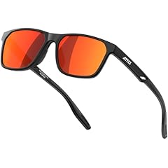 Black Frame With Red Lenses