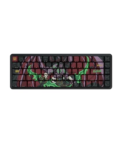 World Of Warcraft Illidan Stormrage PBT Dye Sub keycap set...
