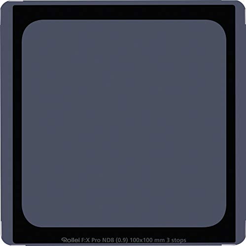 Rollei Filter F:X Pro ND 8 Filter I Graufilter 100mm aus Gorilla-Glas mit Luminance Coating I Ideal für Langzeitbelichtungen am Tag