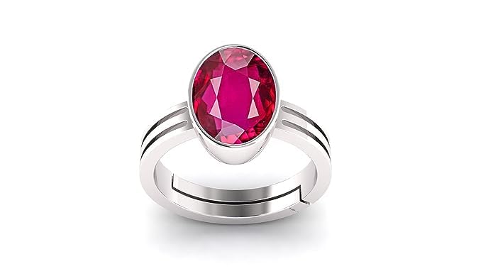 Bague Manikya en argent pour vos séances de méditation astrologique