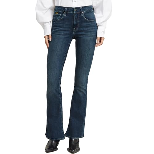 G-STAR Raw - Womens 3301 Flare Jeans, Color Worn in ICY Blue, Size: 29W x 32L