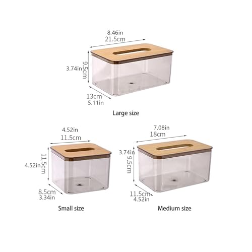 Supports de boîte à mouchoirs style japonais en bois noble