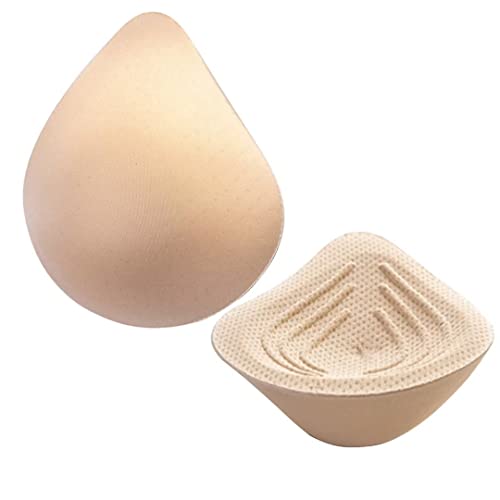 La mejor selección de Sostenes para la mastectomía para Mujer - solo los mejores. 49 CYTMTZGA Uno Ligeras esponja pechos falsos Formas de Pecho mujer aplicable a sostén con Mastectomía sujetador de bolsillo Sp2MR