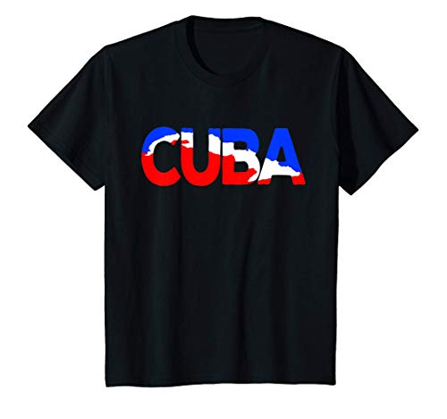 Niños Cuba Flag Havana Gift I love Cuba Cuban Flag Camiseta